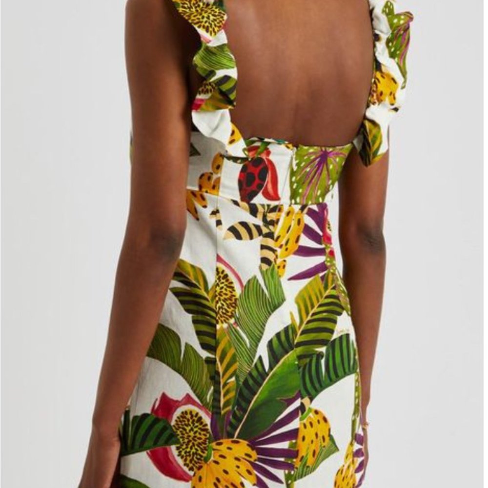 Farm Rio Striped Forest Mini Dress - Picture 2 of 3